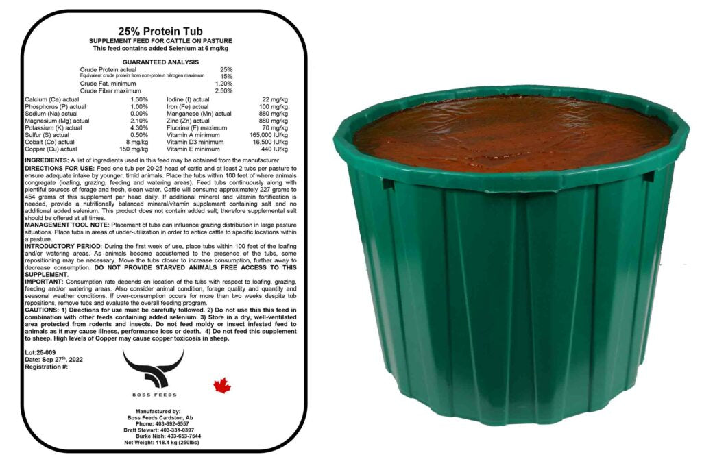 Boss Feeds Mineral Tub - 25%