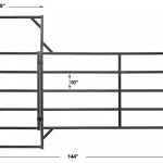 Medium Duty Corral Panel with Gate