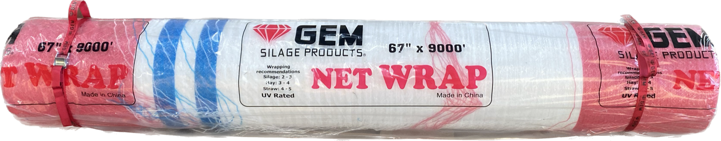 Gem Net Wrap - 67" x 9000'