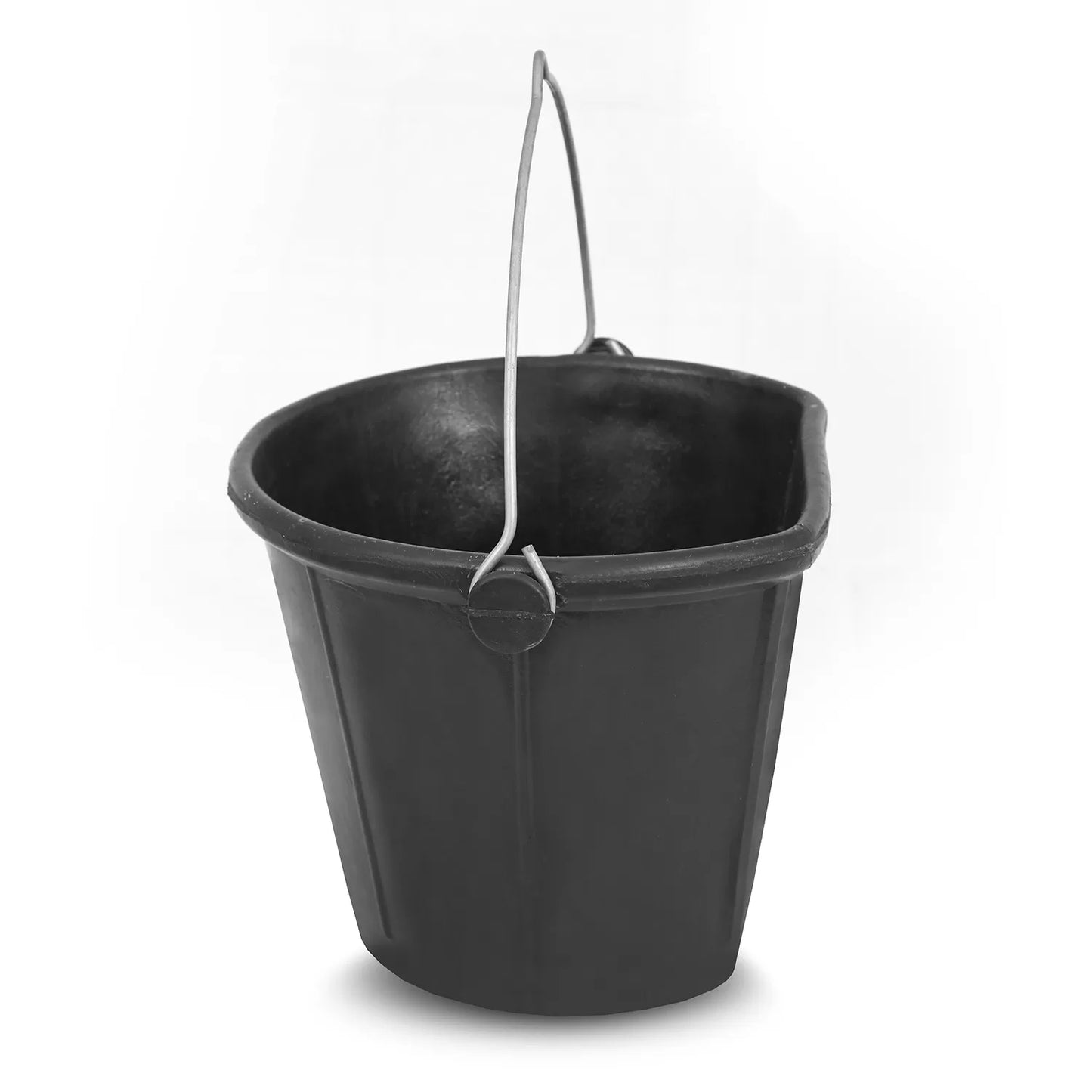 Black Rubber Flex Bucket 5 Gal No.4007