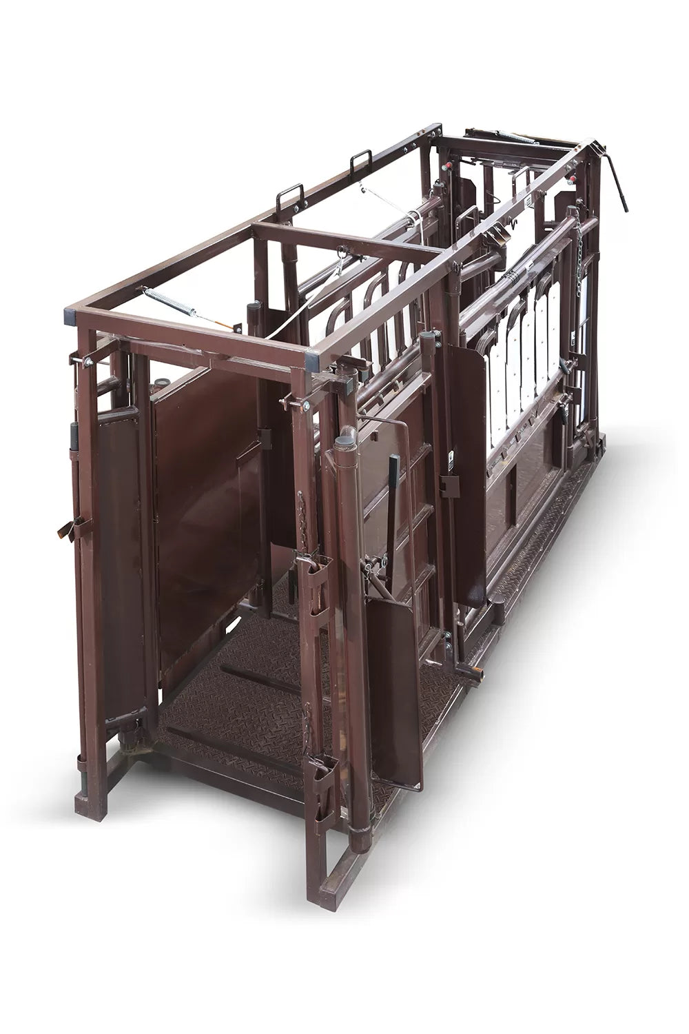 Deluxe Cattle Squeeze W/ Palpation Chamber No.5008